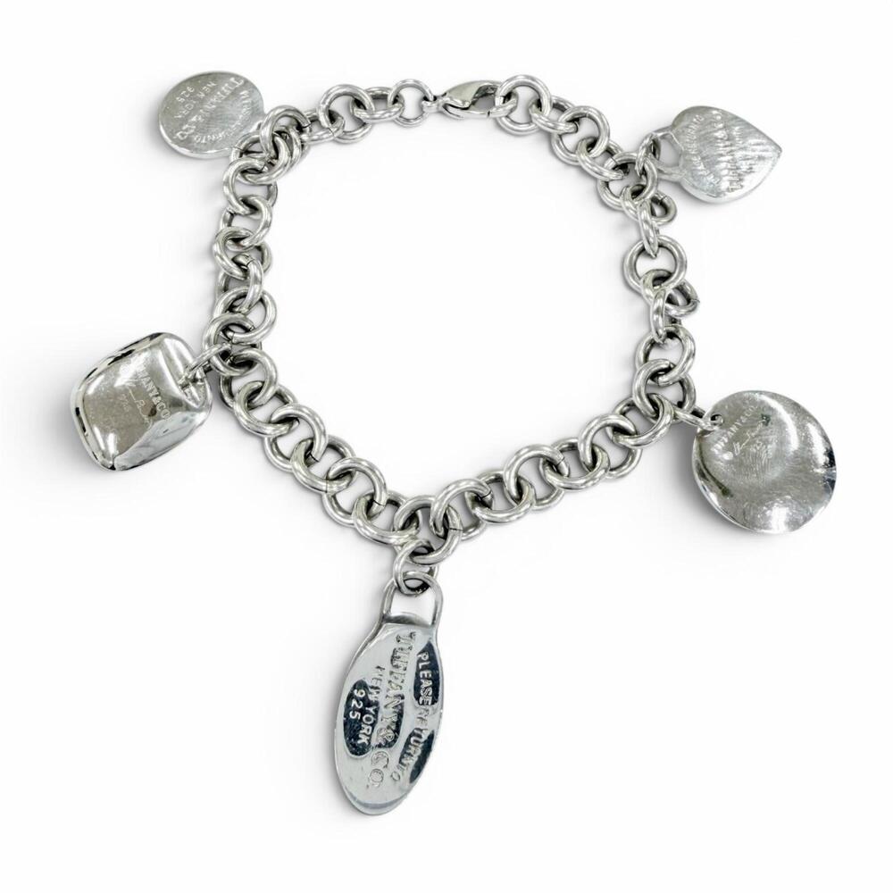 TIFFANY Silver Charm Bracelet